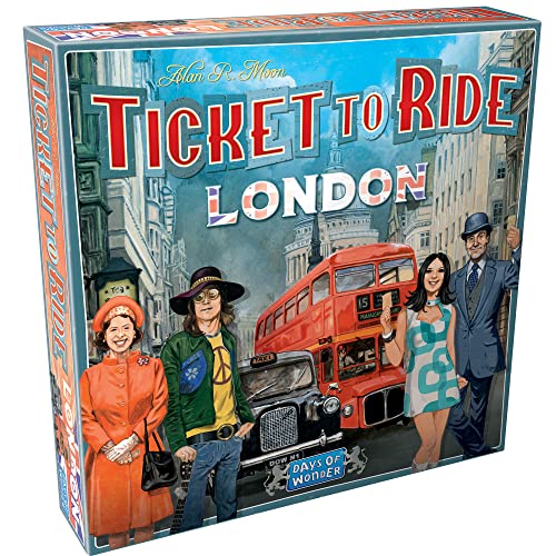 Days of Wonder, Ticket to Ride London Board Game, Ages 8+, for 2 to 4 Players, Average Playtime 10-15 Minutes - Englische Sprache von Days of Wonder