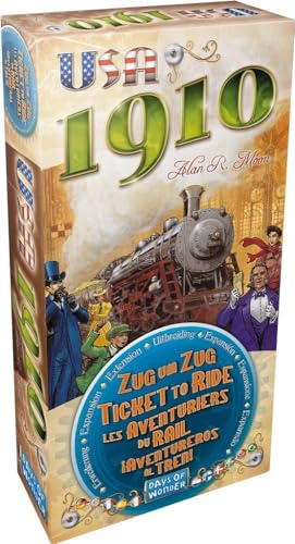 Days of Wonder DOW7216, Multi-Colour Board Game & Extension, Mehrfarbig, Standard Size - Niederländische Sprache von Days of Wonder