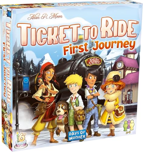 Days of Wonder dow720027 Ticket to Ride Europa: First Journey, Englisch - Englische Sprache von Days of Wonder