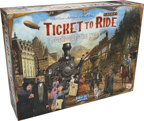 Ticket to Ride Legacy Legends of the West von Days of Wonder