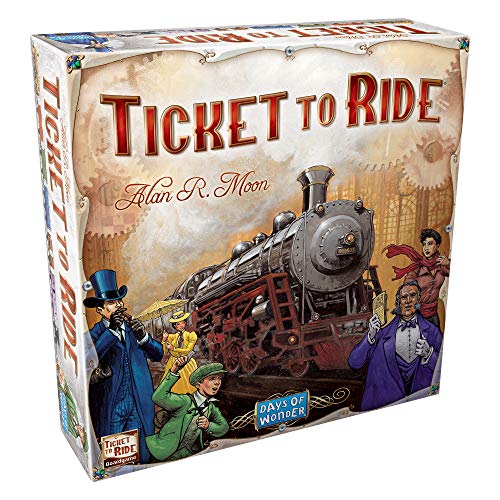 Days of Wonder , Ticket to Ride Board Game , Ages 8+ , for 2 to 5 Players , Average Playtime 30-60 Minutes von Days of Wonder