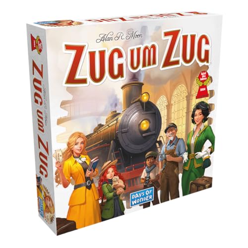 Days of Wonder, Zug um Zug (Refresh), Familienspiel, 2-5 Spieler, 8+ Jahre, 30-60 Minuten, Deutsch Days of Wonder, Zug um Zug (Refresh), Familienspiel, 2-5 Spieler, 8+ Jahre, 30-60 Minuten, Deutsch von Days of Wonder