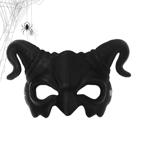 Dayysiuy Gruselige Halloween Gesichtsmaske | Gruselige Cosplay Halbgesichtsmaske für Kostüm | Grusel Party Cosplay Kopfzier Für Festumzüge Partys Und Feste Dayysiuy Gruselige Halloween Gesichtsmaske | Gruselige Cosplay Halbgesichtsmaske für Kostüm | Grusel Party Cosplay Kopfzier Für Festumzüge Partys Und Feste von Dayysiuy