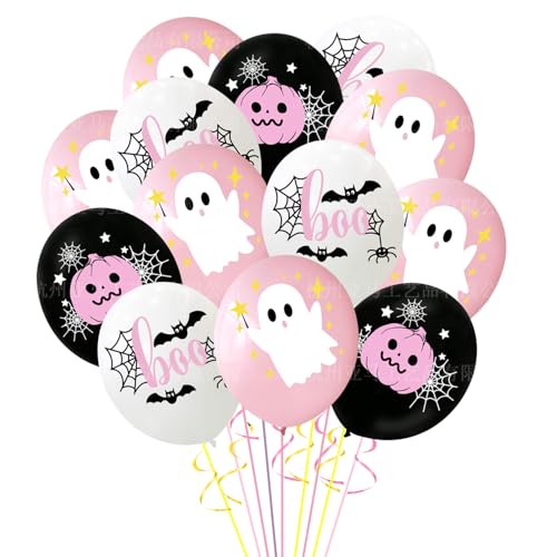 DazzJoy Halloween Deko Ballons Set, 18 Stück 12 Zoll Halloween Luftballons Deko, Halloween Deko Kinder Helium Ballon, Halloween Deko Party Dekoration, Horror Deko, Halloween Luftballon für Kinderparty von Dazzjoy