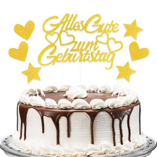 DazzJoy Tortendeko Geburtstag Mann Frau,7 Stück Alles Gute Zum Geburtstag Tortendeko,Cake Topper Happy Birthday,Happy Birthday Tortendeko Gold,Tortenstecker Geburtstag,Torten Topper Geburtstag DazzJoy Tortendeko Geburtstag Mann Frau,7 Stück Alles Gute Zum Geburtstag Tortendeko,Cake Topper Happy Birthday,Happy Birthday Tortendeko Gold,Tortenstecker Geburtstag,Torten Topper Geburtstag von Dazzjoy