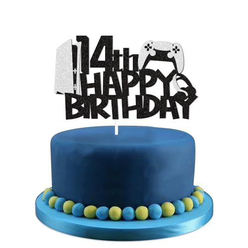 DazzJoy Gamer Cake Topper 14 Geburtstag von Dazzjoy