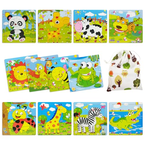 12Stück Holzpuzzle für Kinder Puzzle ab 2 Jahre Holzpuzzle ab 2 Kinderpuzzle ab 2 Jahre kinderpuzzle ab 3 Jahre Kinder Puzzle ab 2 Jahren Puzzle Kinder ab 3 für Kleinekinder Jungen Mädchen von Dbuwqips