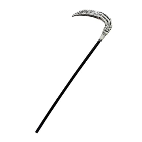 Dbvnnsy 1pc Halloween Kostüme Teufel Scythe, Gabel kniffliges Spielzeug Grim Reaper Kostüm, Halloween Requisiten abnehmbare Party Halloween Toys Cosplay -Accessoire für Kinder und Erwachsene (Sichel) von Dbvnnsy