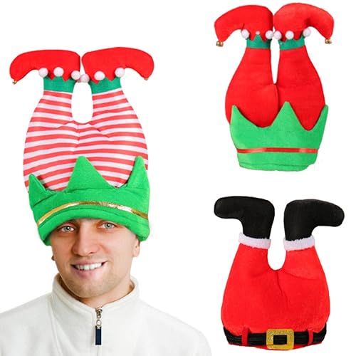 Dbvnnsy 3pieces Elf Hut, umgekehrter niedlicher Cartoon Weihnachtsfest-Themen ohne gewossen von Dbvnnsy