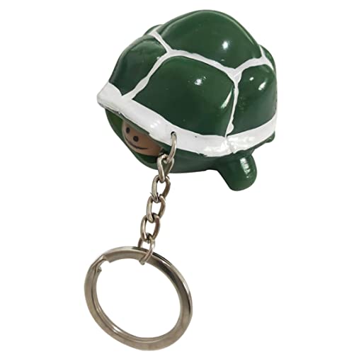 Dbvnnsy Tier Teleskope Spielzeugschlüsselkette, Turtle Teleskopenkopf Zappel Animal Squeeze Schlüsselbund Mini -Stressabbau Keyring Spielzeug zufällige Farbe von Dbvnnsy