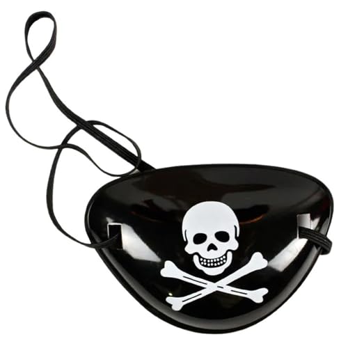 Dcaknri Bühnenauftritte Piratenhut für alle Altersgruppen Maskerade Party Kapitän Hut/Augenklappen Halloween Kostüm Hut Partyzubehör von Dcaknri