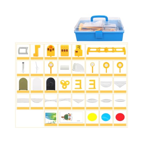 Umfassendes Optik-Experimentierbox-Set, Physik-Optik, Demonstrationswerkzeug, optische Lehrhilfe für Bildung, pädagogische Lehrhilfe Umfassendes Optik-Experimentierbox-Set, Physik-Optik, Demonstrationswerkzeug, optische Lehrhilfe für Bildung, pädagogische Lehrhilfe von Dcaknri