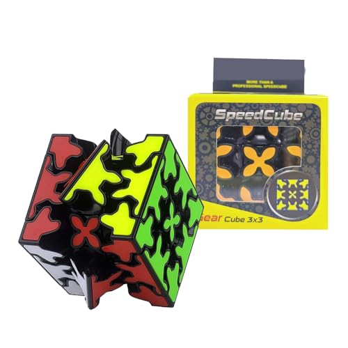 3x3 Gear Cube,Zahnradwürfel,Zauberwürfel Zahnrad,3D Puzzle Würfel Spielzeug,Kinder Erwachsene Brain Teaser Puzzle Cube von Dcszgzw