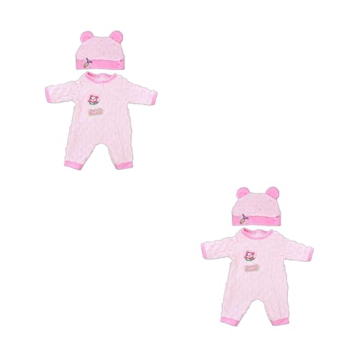 Bärenohr-Hut, Overall, pelziges Outfit für 45,7 cm große Mädchenpuppe, Weihnachtszubehör, modisches pelziges Winter-Pyjama-Puppen-Display-Outfit Bärenohr-Hut, Overall, pelziges Outfit für 45,7 cm große Mädchenpuppe, Weihnachtszubehör, modisches pelziges Winter-Pyjama-Puppen-Display-Outfit von Ddujbtp