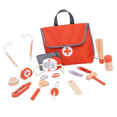 Ddujbtp Kids Wood Klinisch Vorgetäuschtes Spiel Set Finish Mit 8 Realistischen Arztausrüstung Sicherer Kindersicherung Spielzeug Tragbares Arzt Rollenspiel Ddujbtp Kids Wood Klinisch Vorgetäuschtes Spiel Set Finish Mit 8 Realistischen Arztausrüstung Sicherer Kindersicherung Spielzeug Tragbares Arzt Rollenspiel von Ddujbtp