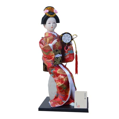 Ddujbtp Künstlerische Kimono-Puppen, 30,5 cm, Geisha-Puppen für japanische Restaurants und kulturelle Veranstaltungen, kulturelle Atmosphären von Ddujbtp