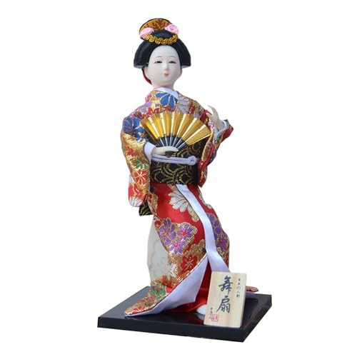 Ddujbtp Künstlerische Kimono-Puppen, 30,5 cm, Geisha-Puppen für japanische Restaurants und kulturelle Veranstaltungen, kulturelle Atmosphären von Ddujbtp