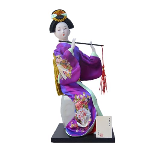 Ddujbtp Künstlerische Kimono-Puppen, 30,5 cm, Geisha-Puppen für japanische Restaurants und kulturelle Veranstaltungen, kulturelle Atmosphären von Ddujbtp