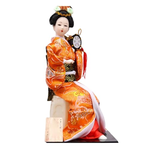 Ddujbtp Künstlerische Kimono-Puppen, 30,5 cm, Geisha-Puppen für japanische Restaurants und kulturelle Veranstaltungen, kulturelle Atmosphären von Ddujbtp