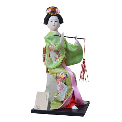 Ddujbtp Künstlerische Kimono-Puppen, 30,5 cm, Geisha-Puppen für japanische Restaurants und kulturelle Veranstaltungen, kulturelle Atmosphären von Ddujbtp