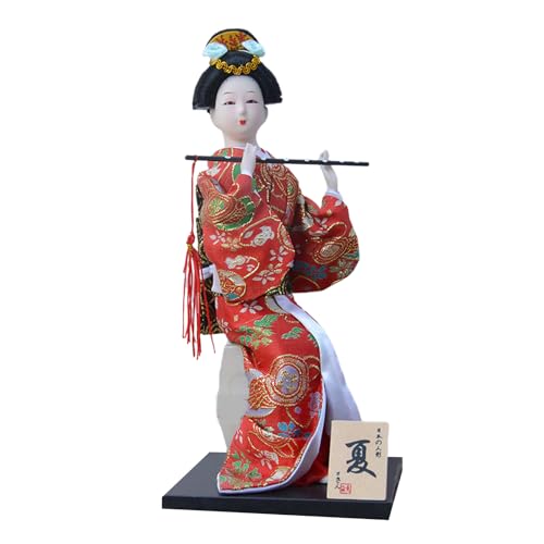 Ddujbtp Künstlerische Kimono-Puppen, 30,5 cm, Geisha-Puppen für japanische Restaurants und kulturelle Veranstaltungen, kulturelle Atmosphären von Ddujbtp