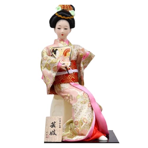 Ddujbtp Künstlerische Kimono-Puppen, 30,5 cm, Geisha-Puppen für japanische Restaurants und kulturelle Veranstaltungen, kulturelle Atmosphären von Ddujbtp