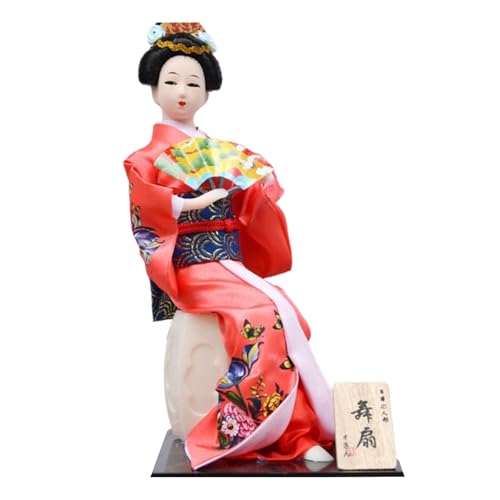 Ddujbtp Künstlerische Kimono-Puppen, 30,5 cm, Geisha-Puppen für japanische Restaurants und kulturelle Veranstaltungen, kulturelle Atmosphären von Ddujbtp