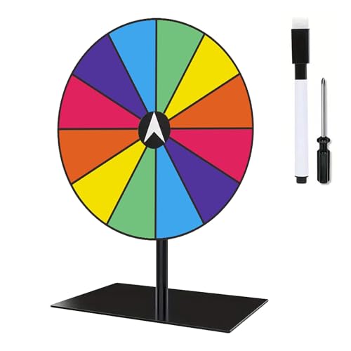 Ddujbtp Professionelles Radspiel Mit Abnehmbarem Ständer Und Löschbaren Markern Ausgeglichene Metallrotationen Für Eventwettbewerbe Stabile Metallbasis Rotations Preise Rad Ddujbtp Professionelles Radspiel Mit Abnehmbarem Ständer Und Löschbaren Markern Ausgeglichene Metallrotationen Für Eventwettbewerbe Stabile Metallbasis Rotations Preise Rad von Ddujbtp