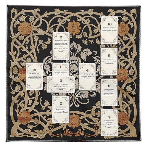 Ddujbtp Schmetterlingsblumen Tarot Karte Tischdecke Meditationen Stoff Psychic Lesematten Brettspiel Accessoires Faltbare Tarot Tuch Ddujbtp Schmetterlingsblumen Tarot Karte Tischdecke Meditationen Stoff Psychic Lesematten Brettspiel Accessoires Faltbare Tarot Tuch von Ddujbtp