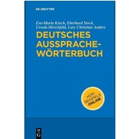 Deutsches Aussprachewörterbuch von De Gruyter