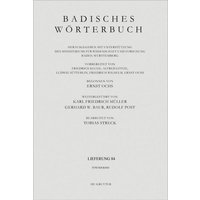 Badisches Wörterbuch / Badisches Wörterbuch. Band V/Lieferung 84 von De Gruyter Oldenbourg