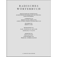 Badisches Wörterbuch / F–H von De Gruyter Oldenbourg