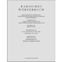 Badisches Wörterbuch / N–narricht von De Gruyter Oldenbourg