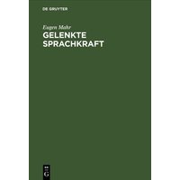 Gelenkte Sprachkraft von De Gruyter Oldenbourg