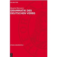 Grammatik des deutschen Verbs von De Gruyter Oldenbourg