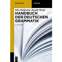 Handbuch der deutschen Grammatik von De Gruyter Oldenbourg