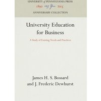 University Education for Business von De Gruyter Mouton