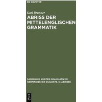 Abriß der mittelenglischen Grammatik von De Gruyter