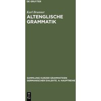 Altenglische Grammatik von De Gruyter