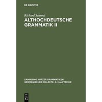 Althochdeutsche Grammatik II von De Gruyter