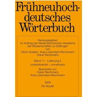 Frühneuhochdeutsches Wörterbuch / Frühneuhochdeutsches Wörterbuch. Band 11/Lieferung 5 von De Gruyter