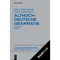 [Set: Althochdeutsche Grammatik I + II] von De Gruyter