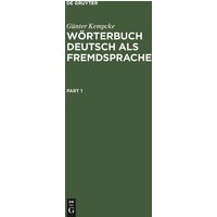 Wörterbuch Deutsch als Fremdsprache von De Gruyter