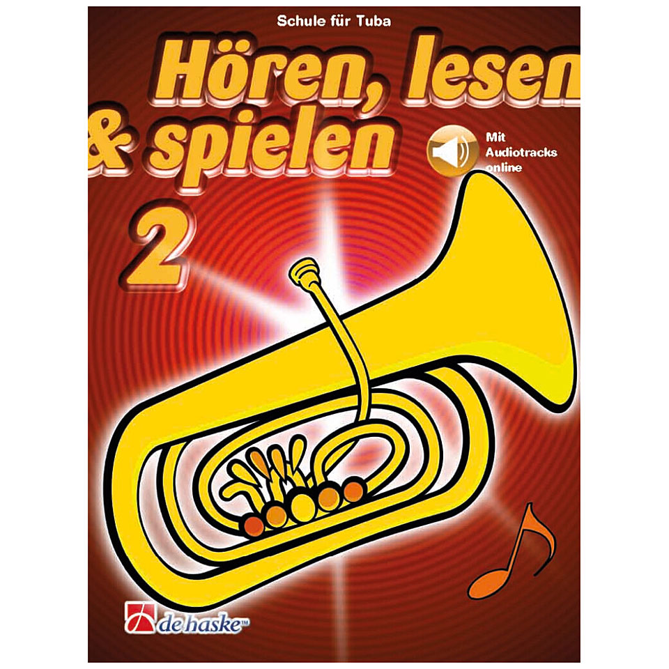 De Haske Hören,Lesen&Spielen Bd. 2 für Tuba Lehrbuch von De Haske