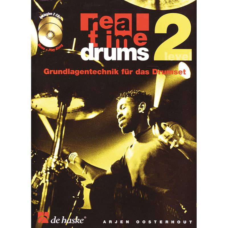De Haske Real Time Drums 2 - Grundlagentechnik für das Drumset von De Haske