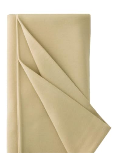 De Witte Engel Puppe Jersey hautfarben Stoff DIY Gesicht und Körper Puppenherstellung 25 * 80 cm (Hell Beige 116) von De Witte Engel