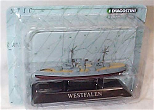 deagostini Warships Collection Westfalen-Schiff, Druckguss-Modell im Maßstab 1:1250 von deagostini