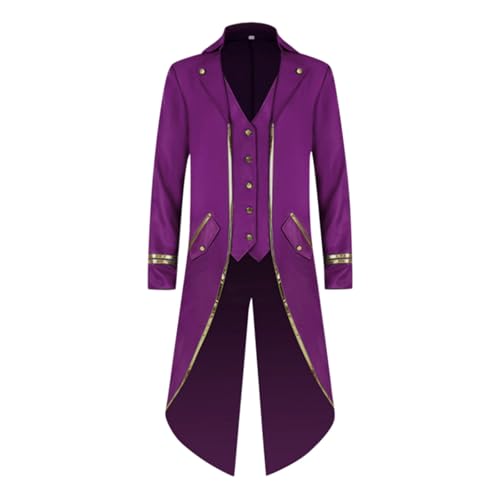 Steampunk Herren Mantel - Gothic Jacke Herren Frack Mittelalter Kleidung Vintage Renaissance Viktorianischen Gehrock Smoking Uniform Mäntel für Männer Halloween Kostüm Cosplay Karneval Party Steampunk Herren Mantel - Gothic Jacke Herren Frack Mittelalter Kleidung Vintage Renaissance Viktorianischen Gehrock Smoking Uniform Mäntel für Männer Halloween Kostüm Cosplay Karneval Party von DeaAmyGline