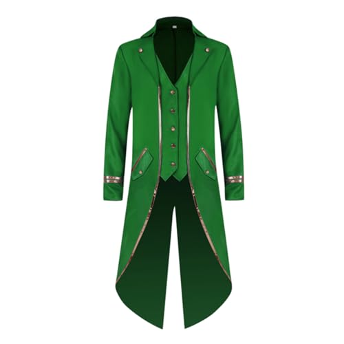 Steampunk Herren Mantel - Gothic Jacke Herren Frack Mittelalter Kleidung Vintage Renaissance Viktorianischen Gehrock Smoking Uniform Mäntel für Männer Halloween Kostüm Cosplay Karneval Party Steampunk Herren Mantel - Gothic Jacke Herren Frack Mittelalter Kleidung Vintage Renaissance Viktorianischen Gehrock Smoking Uniform Mäntel für Männer Halloween Kostüm Cosplay Karneval Party von DeaAmyGline