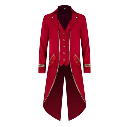 Steampunk Herren Mantel - Gothic Jacke Herren Frack Mittelalter Kleidung Vintage Renaissance Viktorianischen Gehrock Smoking Uniform Mäntel für Männer Halloween Kostüm Cosplay Karneval Party Steampunk Herren Mantel - Gothic Jacke Herren Frack Mittelalter Kleidung Vintage Renaissance Viktorianischen Gehrock Smoking Uniform Mäntel für Männer Halloween Kostüm Cosplay Karneval Party von DeaAmyGline
